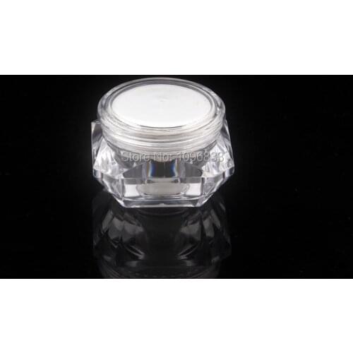 30ML 30G Diamond Acrylic Crystal Jar, Cosmetic Packing Jar, Empty Packing Bottle, Cream Jars, Cosmetic Containers, 20pcs/Lot