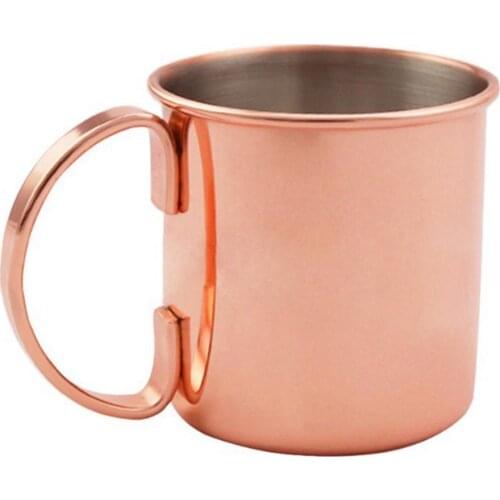 500ml Stainless Steel Moscow Mule Copper Mug Coffee Beer Cup Bar Party Drinkware