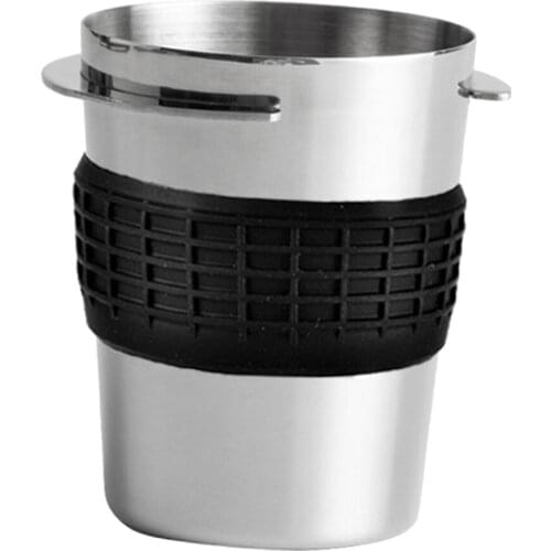 58mm Universal Durable Stainless Steel 120ml Coffee Dosing Cup Coffee Grinder Powder Receiver Coffee Dosing Cup