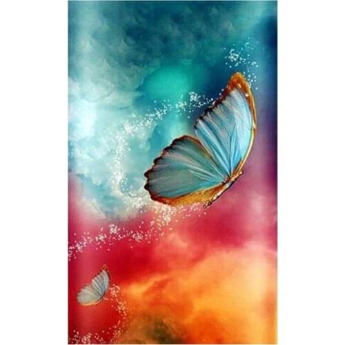 3D Diy Full Square Round Drill Diamond Painting Embroidery Butterfly 5D DIY Diamant Painting Cross Stitch Rhinestone Decor