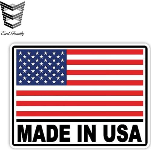 EARLFAMILY 13cm X 9.9cm Made in USA Sticker Decal SUP Paddle Board Kayak Canoe Boat Car Truck Vinyl Stickers Car Styling