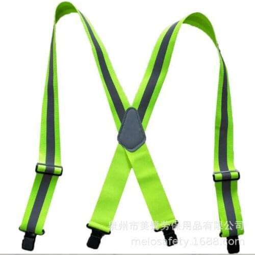 Hot tooling harness tool belt straps to reduce the waist weight fluorescent green strap