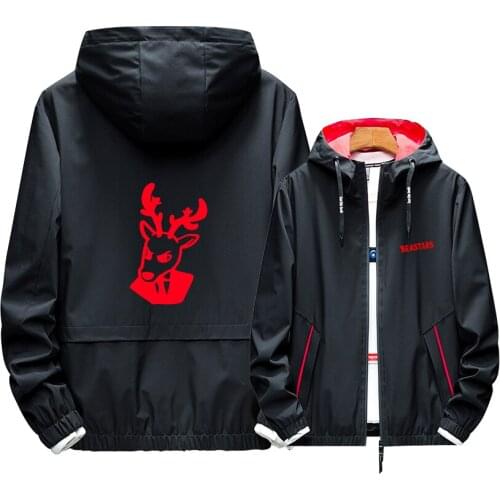 Quadratic Element BEASTARS Cosplay Animal Design Hot Sale Hoodie Print Zipper Luminous Casual Fashion Summer Sunscreen Jacket