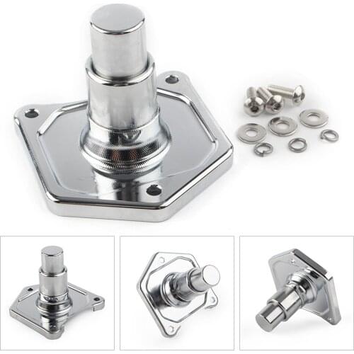 Motorcycle Solenoid Cover Starter Push Button For Harley Sportster Big Twin Dyna 1991-2018 Chrome