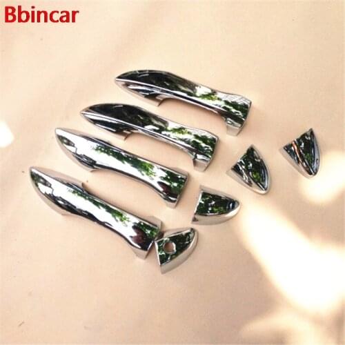 Bbincar ABS Chrome Door Handle Cover Trim Molding Catch Overlay Garnish 8pcs For TOYOTA Corolla E170 2014 2015