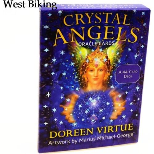 Crystal Angel Oracle Cards Family Party Board Game Divination Fate Full English 44 Cards Deck Tarot