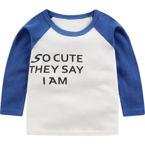 ZWY1238 Baby Boys Girls Clothes Autumn Spring Cute T-shirts Fashion kids Good Quality Cotton Sweatshirt Childrens clothing