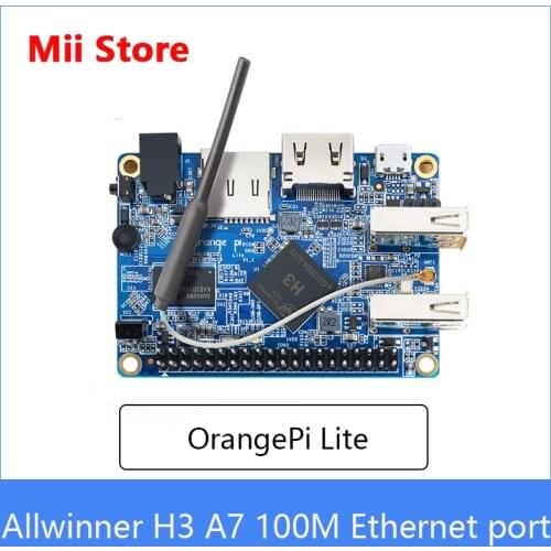 Orange Pi Lite 1GB H3 SoC Open-Source Single Board Computer,Support Android 4.4, 1GB DDR3 1.2GHz WiFi antenna Ubuntu Image