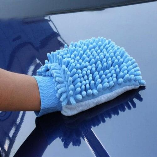 Car Wash Gloves Washing Wiper Cleaning Towel Auto Dust Washer Mitt Random Microfiber Car Cleaning Glove