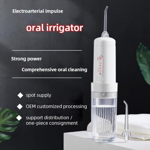 Portable electric Oral Irrigator USB Rechargeable Dental Water Jet Water Flosser Oral Care Dental Flushing Device