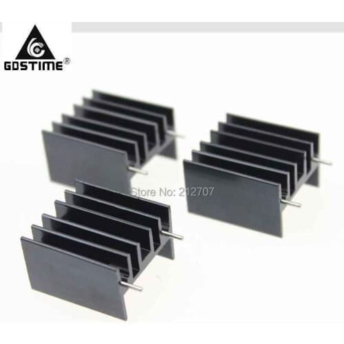 50 Pieces/lot Gdstime 25x23x16mm Cooling MTDA7294 / L298 Transistor Radiator For Amplifier