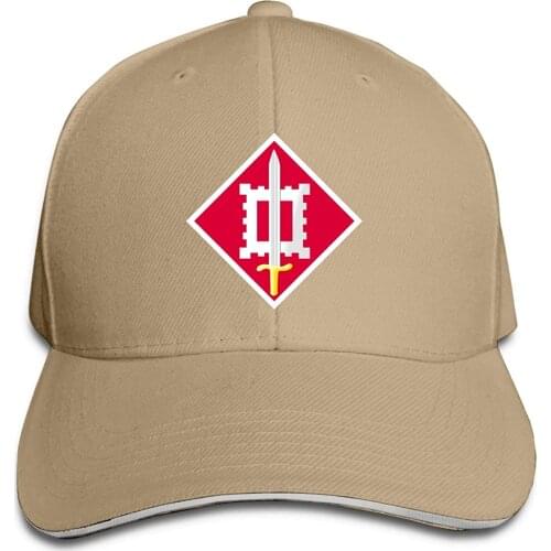 Hats For Men Women US Army 18th Engineer Brigade Patch Adjustable Baseball Caps Vintage Sandwich Cap