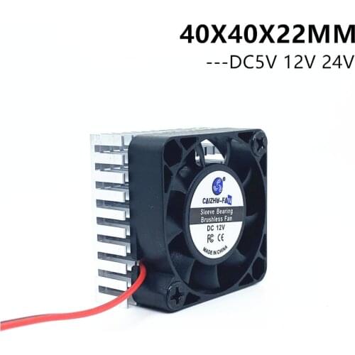 4pcs NEW DC 5V 12V 24V 40mm 40x40x10mm BGA Fan Graphics Card Fan With Heat Sink Cooler Cooling Fan 2pin