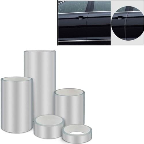 Car Door Protective Sticker Transparent Nano Tape Styling Mouldings Auto Bumper Protector Films Anti Collision Car Stickers