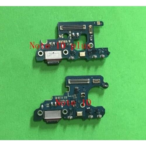 10pcs New Charging Port Charger Dock USB Connector Flex Cable Ribbon For Samsung Note 10 + N970 N970U N970F N975F N976B/N