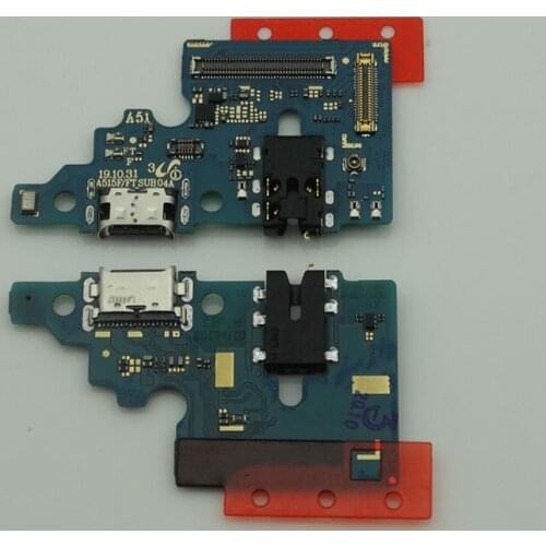 10pcs/lot USB Charging Board Port Dock Flex Cable For Samsung Galaxy A51 A515 A515F Charger Connector