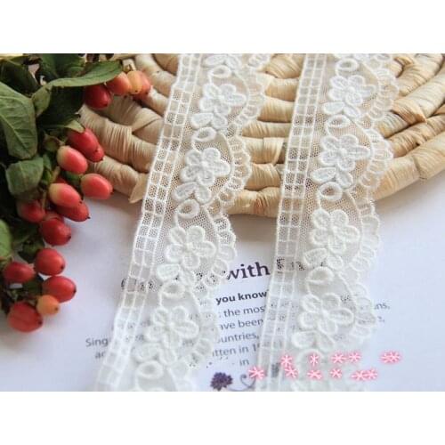 10yards!!! 4cm Wide Free Shipping High Quality DIY Handmade Guipure Embroidery Lace Trim