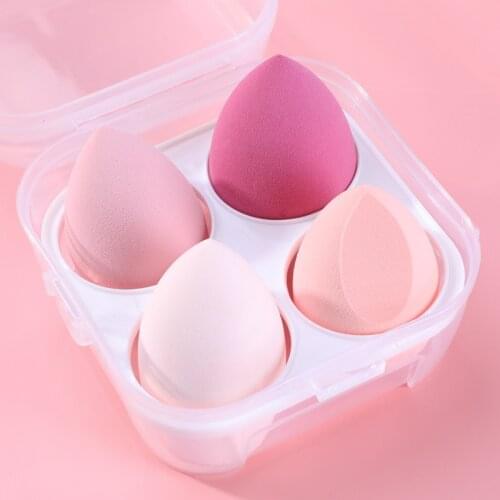 4pcs Makeup Puff Makeup Sponge Foundation Powder Sponge Beauty Tool Women Make Up Accessories