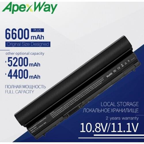 Apexway 5200 mAh 6 Cells RFJMW Laptop Battery For DELL Latitude E6320 E6330 E6220 E6230 E6120 FRR0G KJ321 K4CP5 J79X4 7FF1K FHHV