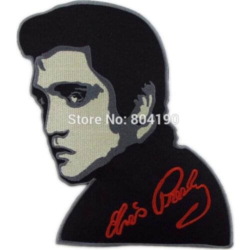 8.7"EXTRA LARGE Tattoo Ink Chic Rockabilly patch EMBROIDERED IRON On HARDCORE HEAVY METAL APPLIQUE