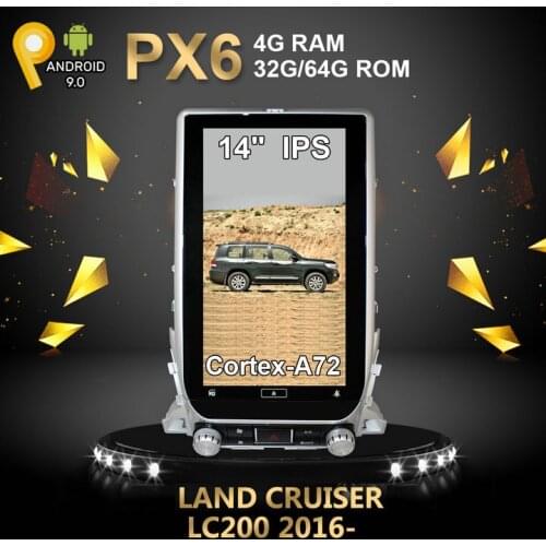 Car Video Player GPS Navigation 1920*1080 For Land Cruiser Support Wifi Blueteeth Auto Touch Screen 4G Ram 32G/4G Rom
