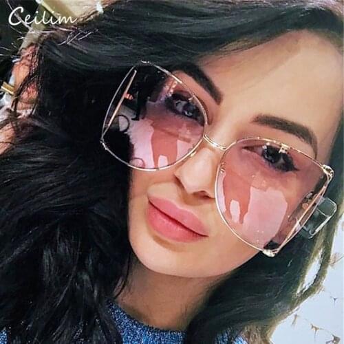 Ceilim Womens Cat Eye Sunglasses
