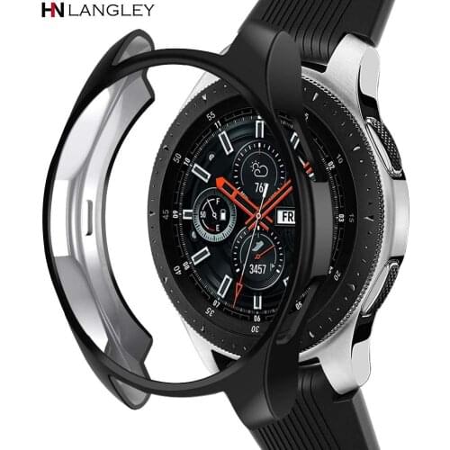 Case for Samsung Galaxy Watch 46mm 42mm Gear S3 Frontier Classic TPU Slim Plated Case Cover All-Around Protective Bumper Shell