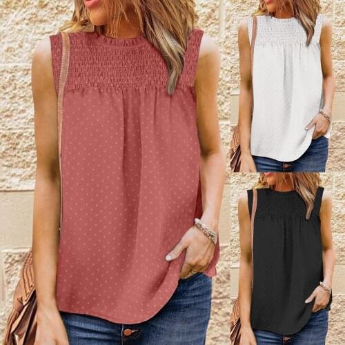 Cooeverly Openwork Blouses