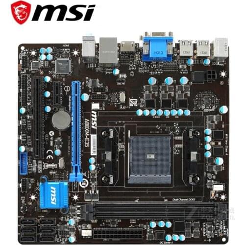 For MSI A88XM-E35 Motherboard Socket FM2 FM2+ DDR3 For AMD A88XM A88 Original Desktop Mainboard SATA III Used Mainboard