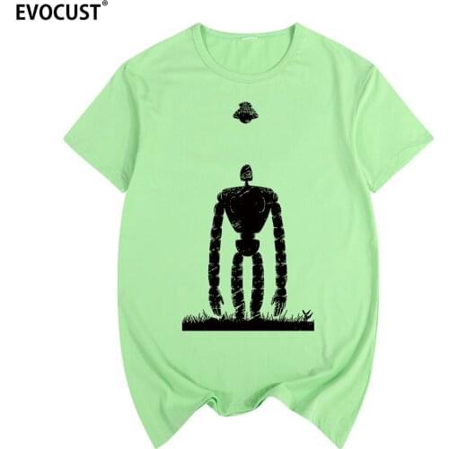 Castle in the Sky Summer print T-shirt Cotton Men T shirt New women TEE