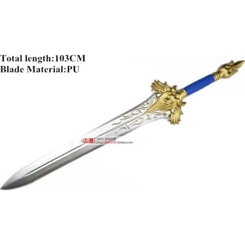 The King of Stormwind Llane Wrynn I Sword Lion Sword Cosplay Props for Halloween Party Stage Performance