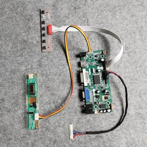 MNT68676 1280*800 LCD drive board VGA DVI For LP141WX1 (TL)(01)/(TL)(A1)/(TL)(B1)/(TL)(E1) screen DIY kit 1CCFL 30-Pin LVDS