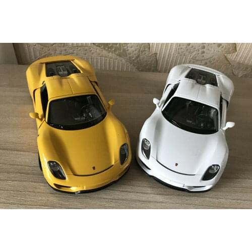 WELLY 1:24 Diecast Alloy Static Car Model For Porsche 918 Spyder Men Collection gift no box