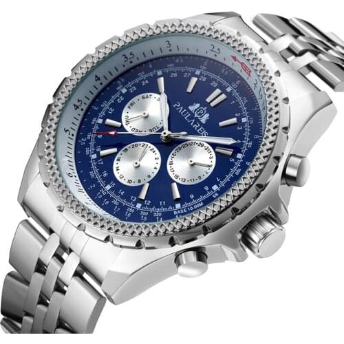 Fashion Mechanical Watch Men Luxury Brand Business Classic Back Cover Stainless steel Bracelet Clock Relogio Masculino 2021 NEW