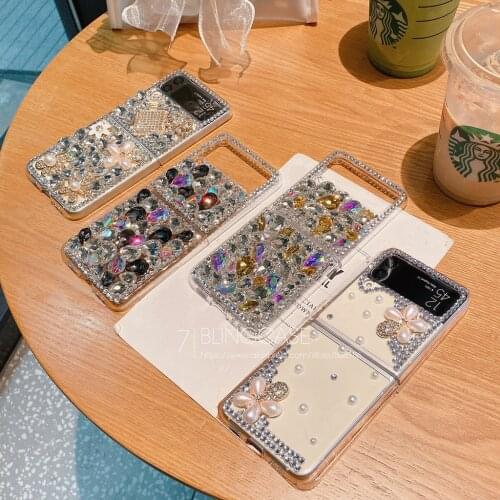 Fashion Rhinestone Phone case For Samsung Galaxy Z Flip / Z Flip 3 Diamond Cover