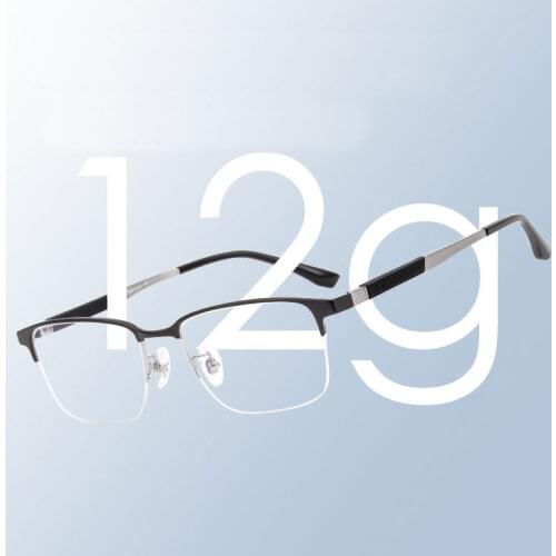 Logorela 8802S Optical Glasses Pure Titanium Frame Prescription Eyeglasses Rx Men Glasses for Male Eyewear