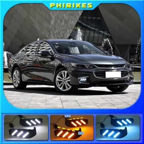 Fog lights For Chevrolet Malibu XL 2016 2017 2018 Front Bumper Fog Light Foglamp DRL Running Lamp headlight Foglight taillight