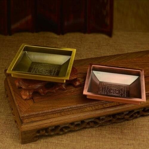 Tibetan Buddhist Supplies Red Copper Bardo Mantra Wheel Rescues Degree Fire Consecrate Buddha Small Portable Temple Decoration