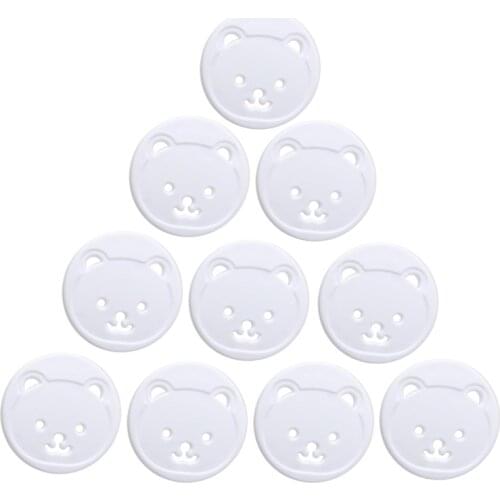 Baby Care 10X Power Kid Socket Cover Baby Child Protector Guard Mains Point Plug Bear New Convenient