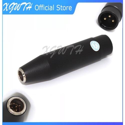 XGWTH 48V Phantom Power Adapter Male XLR For Shure 4 Pin TA4F Lavalier Headset Condenser Mic Musical Instrument Microphone