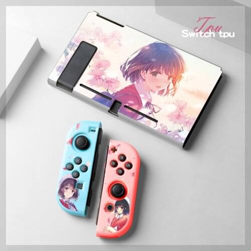 Cartoon Anime Demon Slayer Misaka Mikoto Protective Case TPU Soft Shell for Nintendo Switch
