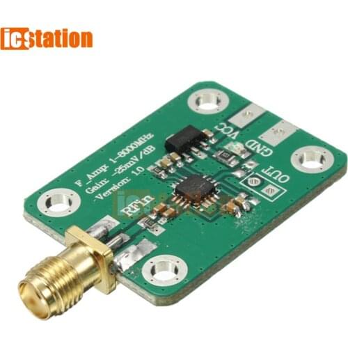 1-8000MHz AD8318 RF Logarithmic Detector 70dB RSSI Measurement Power Meter RF detector
