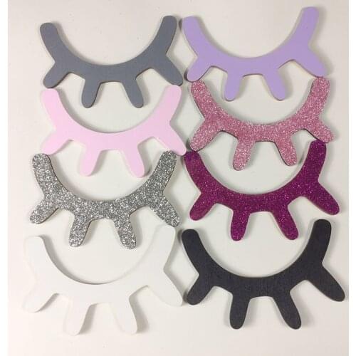 1 Pair Nordic Style Cute Wooden 3D Eyelash Wall Sticker Decor Children Kids Baby Room Background Wall Sticker Home Decoration