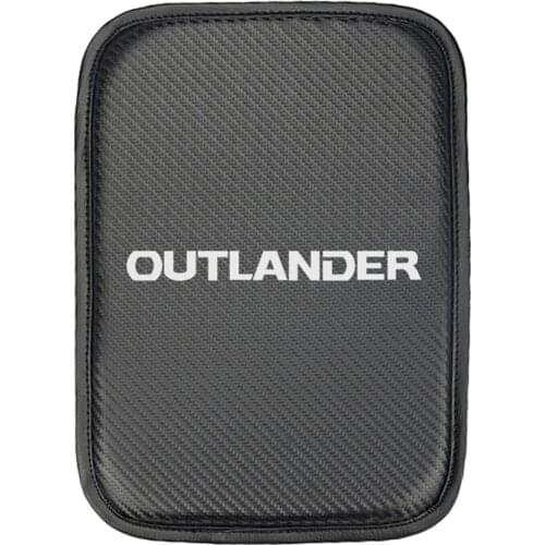 Car Styling for Mitsubishi Outlander 2013 2014 2015 2016 2017 2018 2019 Car Armrest Pad Covers Storage Protection Cushion 1pcs