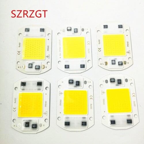 10pcs LED COB Bulb Chip 30W Chip 110V 220V Input Smart IC Fit For DIY LED Flood Light Cold White Warm White Street Lamp