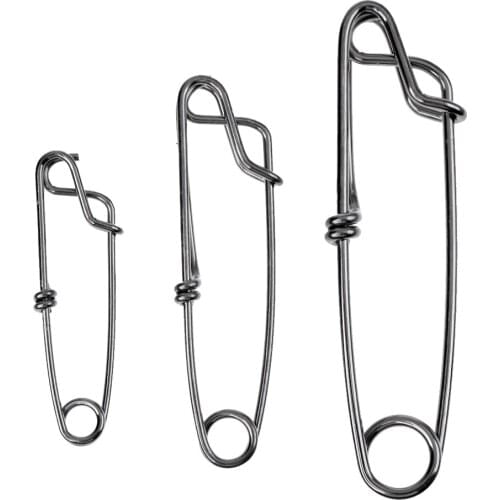 10 Pieces Floatline / Tuna Clips Longline Branch Hangers Snap Stainless Steel Longline Snap Clips