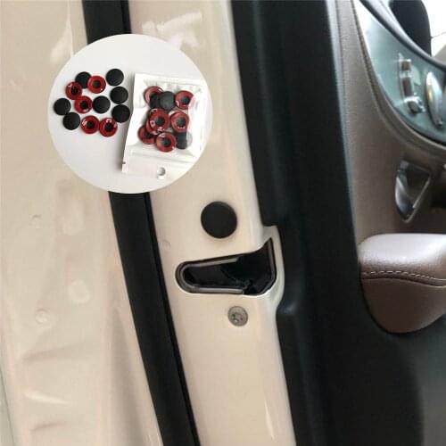 12pcs/Lot Car Door Lock Screw Cover For Toyota C-HR Matrix Mirai FUN WAY AURIS JPN Taxi AVALON Century Rush Fortuner Harrier