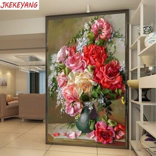 5D DIY square/round Diamond painting peony flower Cross Stitch Diamond Embroidery Pattern Rhinestone J1489