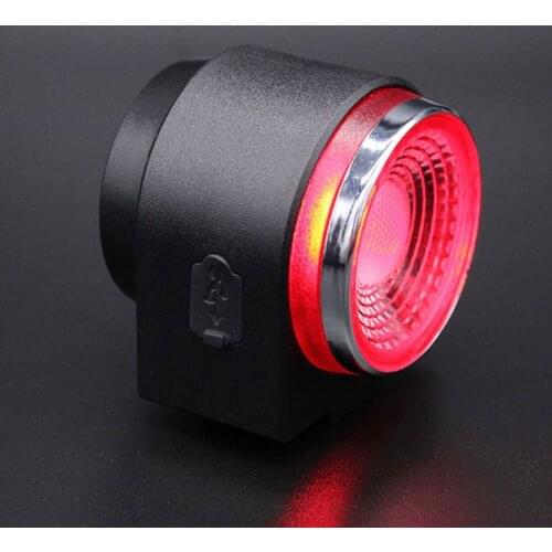 A8 IPX5 Waterproof USB Charging Tail Light for Bicycle Remote Control Smart Bike LED Light Burglar Alarm Warning Travel Security
