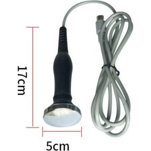 Acid-base flat dds facial acupuncture meridian massage electric therapy instrument facial heating massager probe free shipping